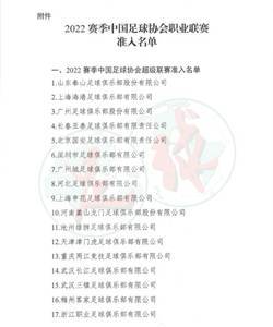 媒体人:若后续审核不过关,准入名单球队仍可能丧失新赛季资格