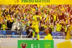 1-0战胜尼斯，南特队史第4次夺得法国杯冠军